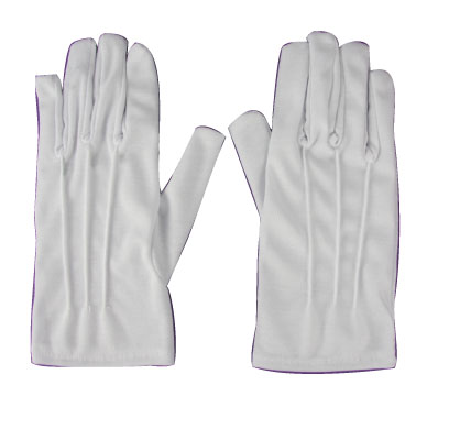 Gants Blanc courts