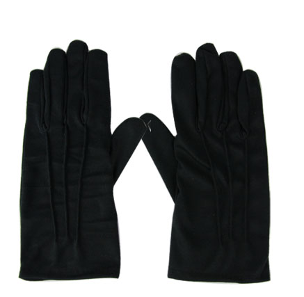 Gants noir courts