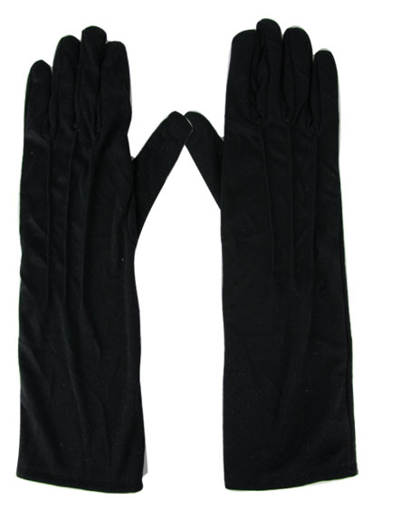 Gants noir longs