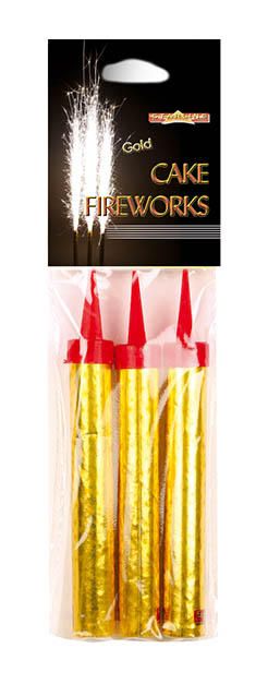 Fontaines Or 12cm x3