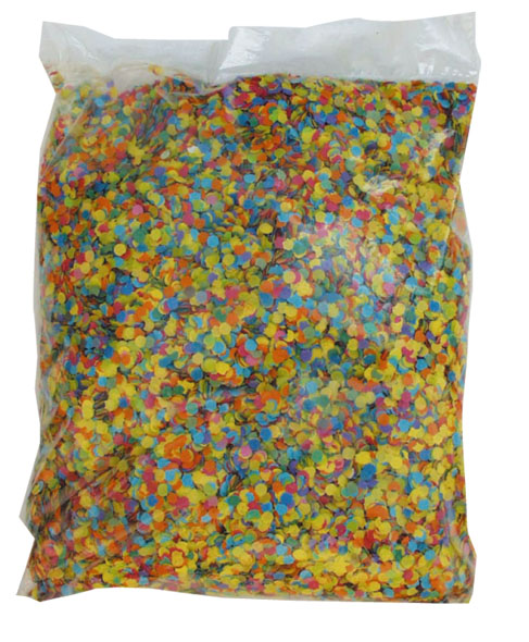 Lot 10 Confetti  1kg  multicolors