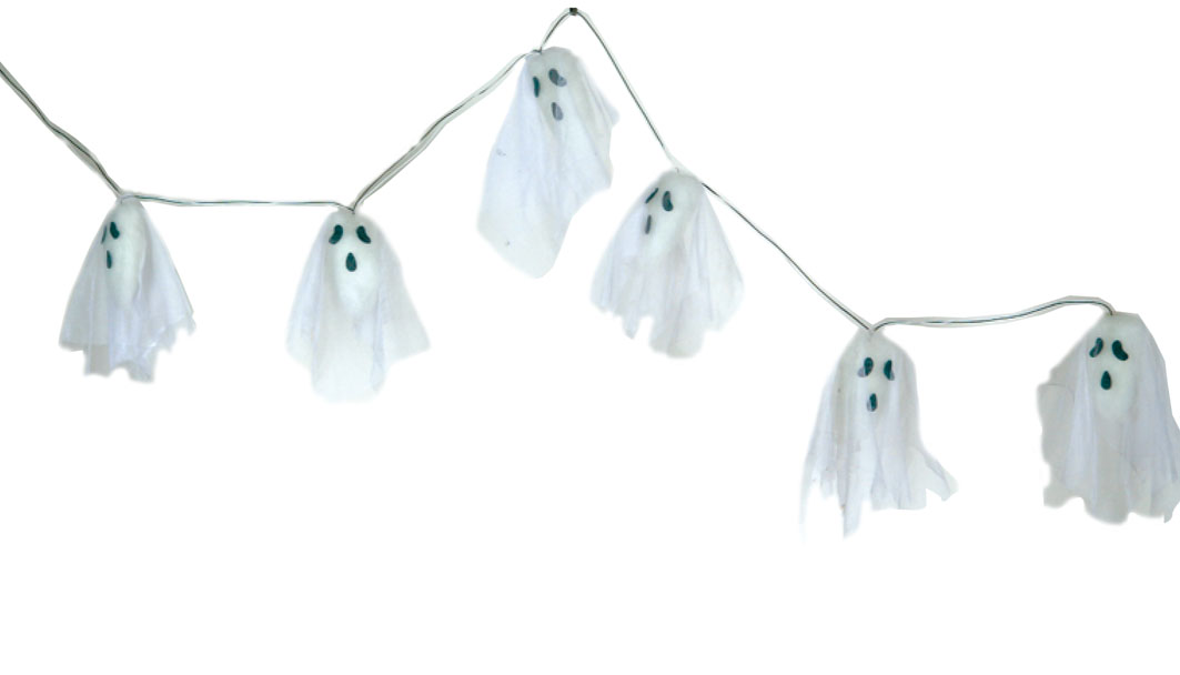 Decoration guirlande GHOST 170 cm